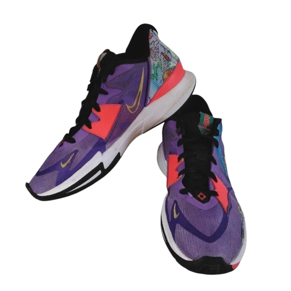 Nike Air Max 97 Kyrie 5 Low Jewell Mural Purple And Orange Men's Size 10 - Picture 1 of 13